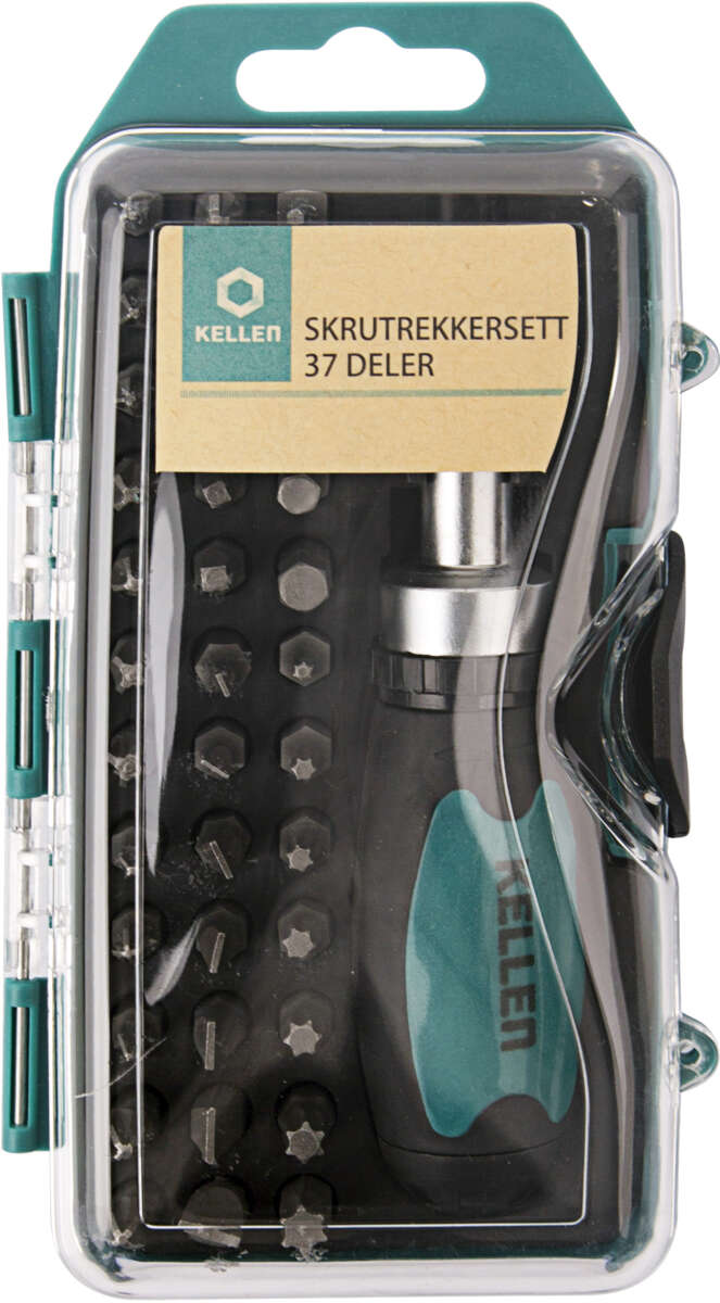 Kellen skrutrekkersett 37 deler