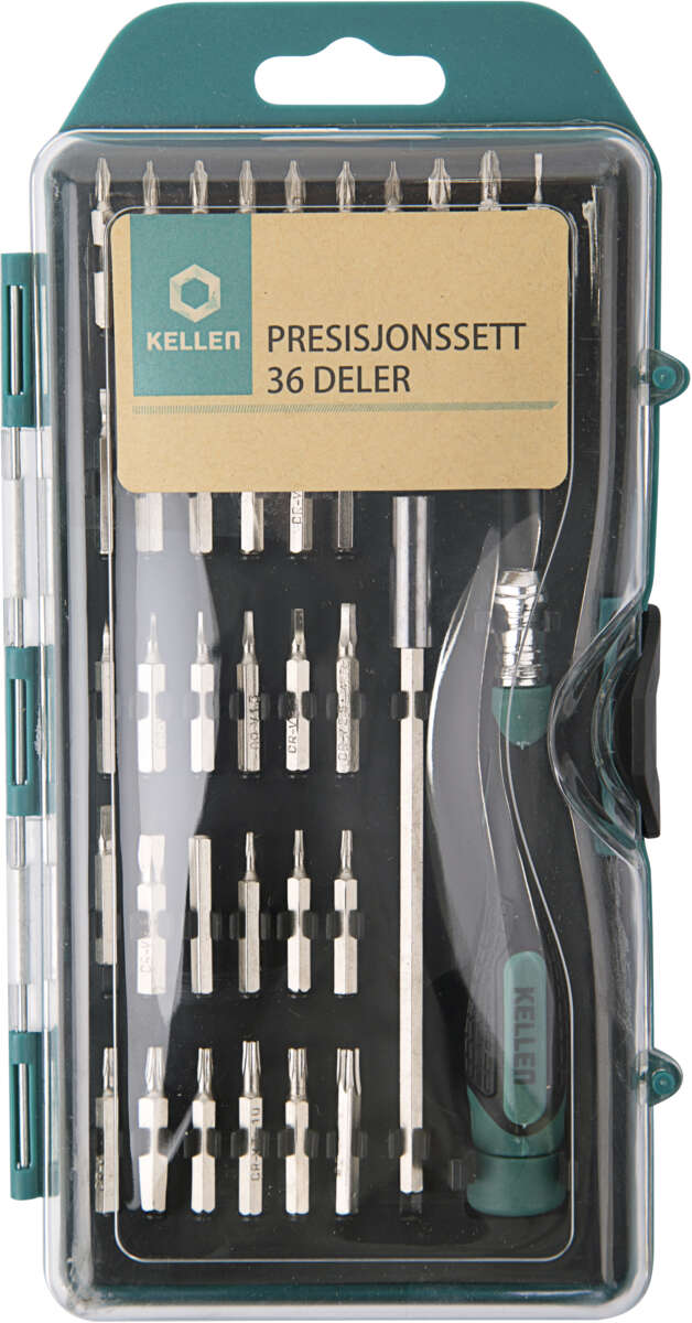 Kellen presisjonssett 36 deler