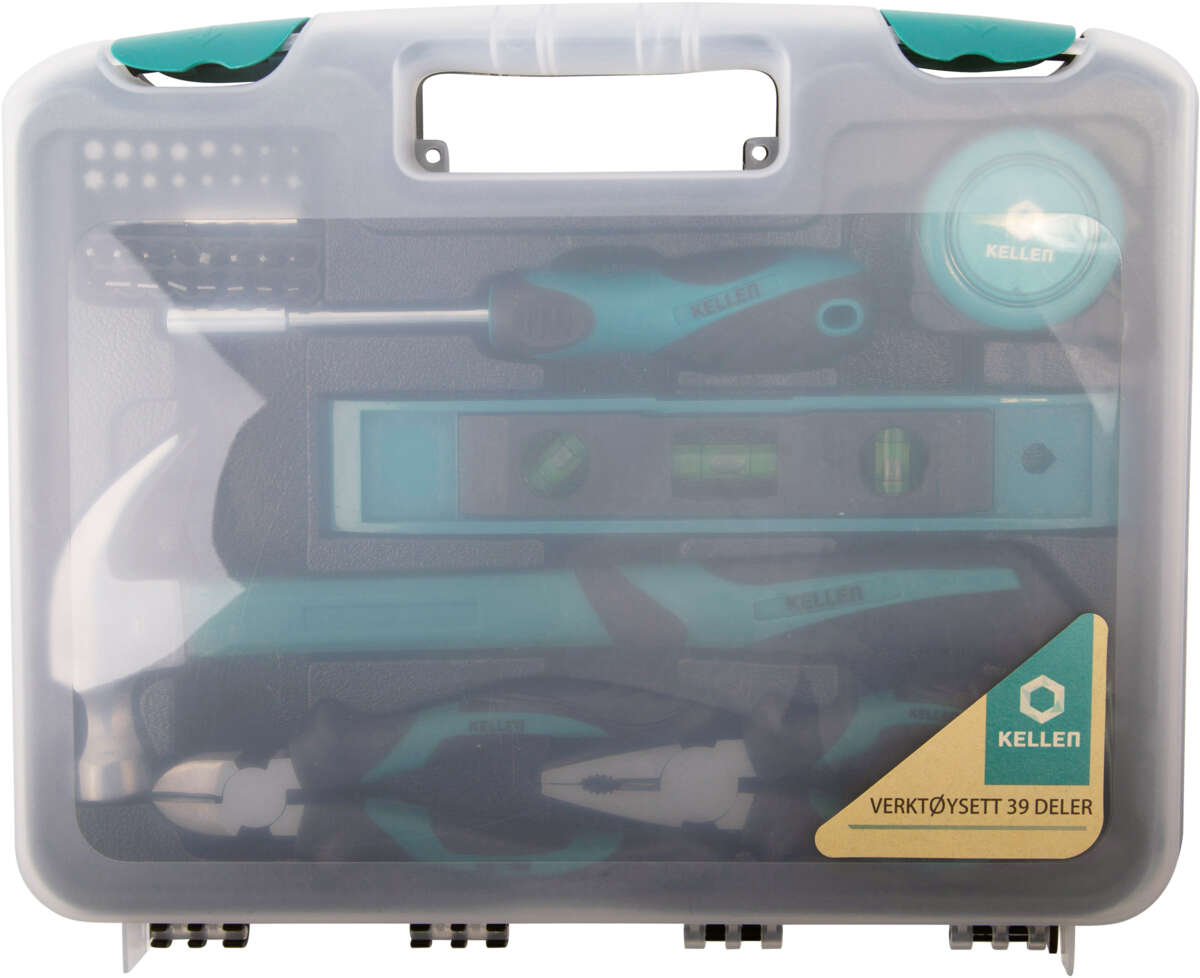 Kellen verktøysett 39 deler