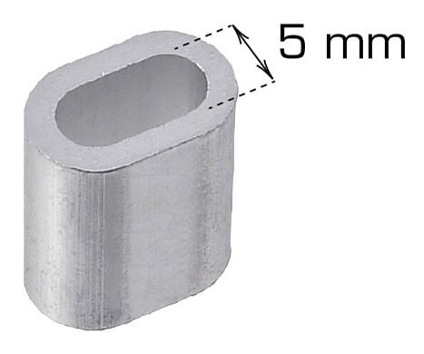 Wirelås Alu-5mm