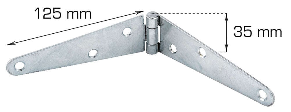 Kistehengsel 125mm
