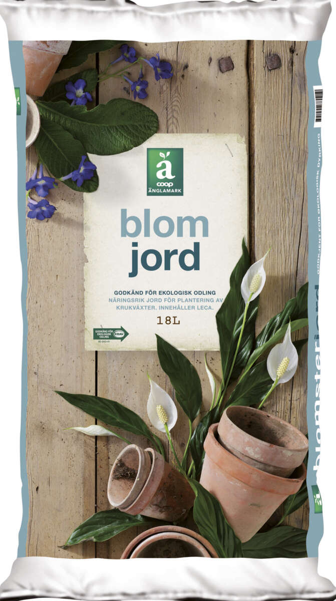 Änglamark blomsterjord 18 liter