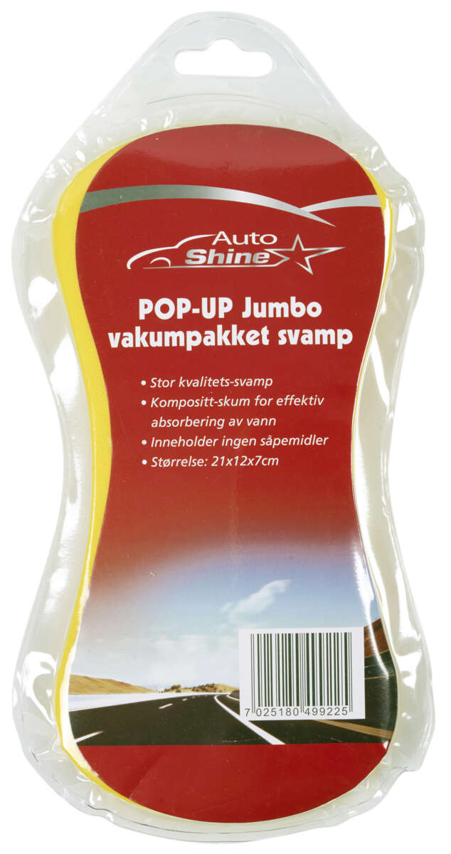 Auto Shine Jumbo vakumpakket svamp
