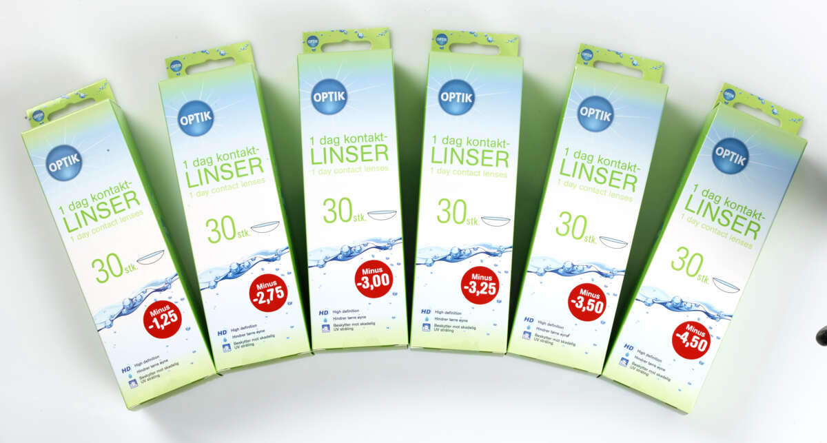 30-pakk hverdagslinser styrke -2,75