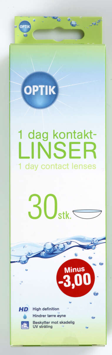 30-pakk hverdagslinser styrke -3