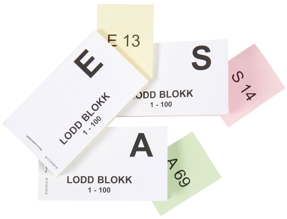 Loddblokk 1-100