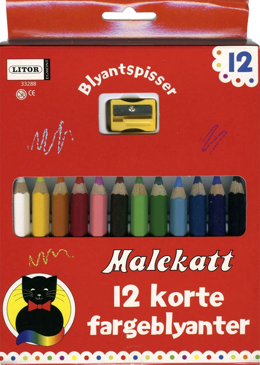 Egmont Malekatt Fargeblyanter korte