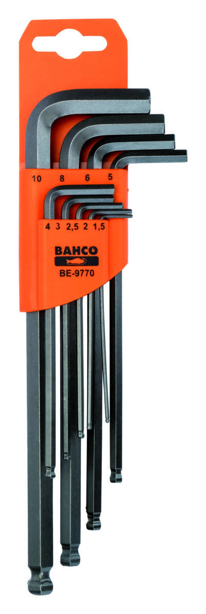 Bahco Unbrako foldesett 2,5-10mm BE-9777B