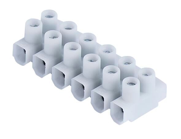 Rekkeklemme 0.5-2.5mm 6 pol