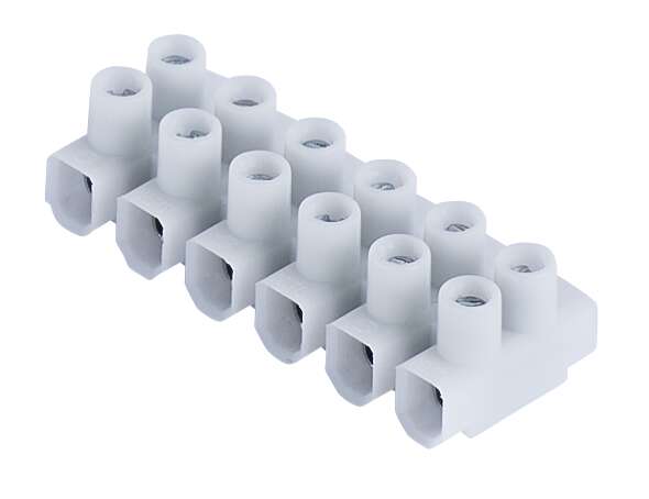 Rekkeklemme 0.5-2.5mm 6 pol