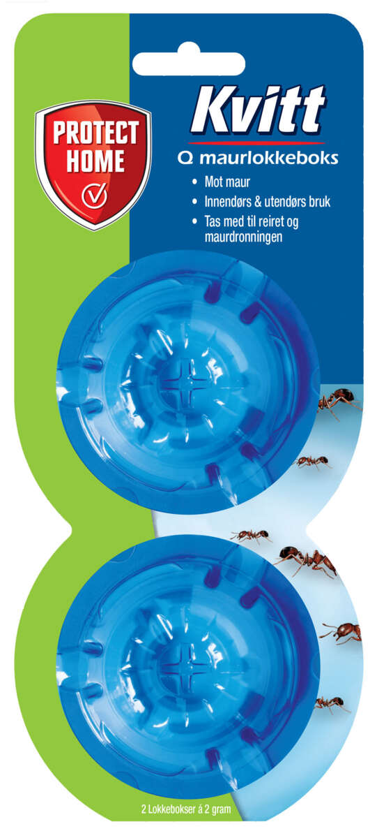 Kvitt Q maurlokkeboks 2 pk