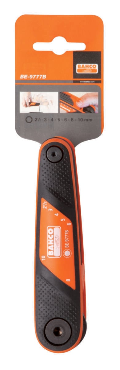 Bahco Unbrako foldesett 2,5-10mm BE-9777B
