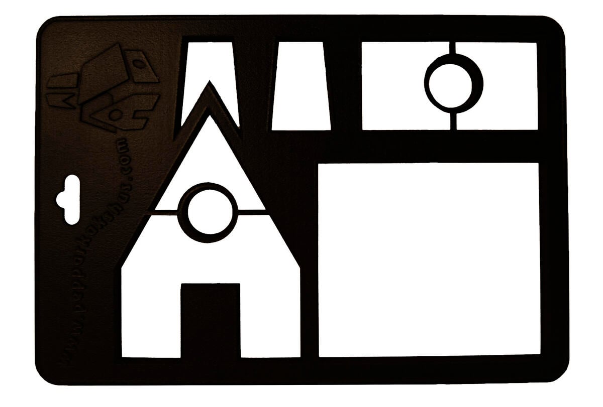 Pepperkakeform 3D pepperkakehus