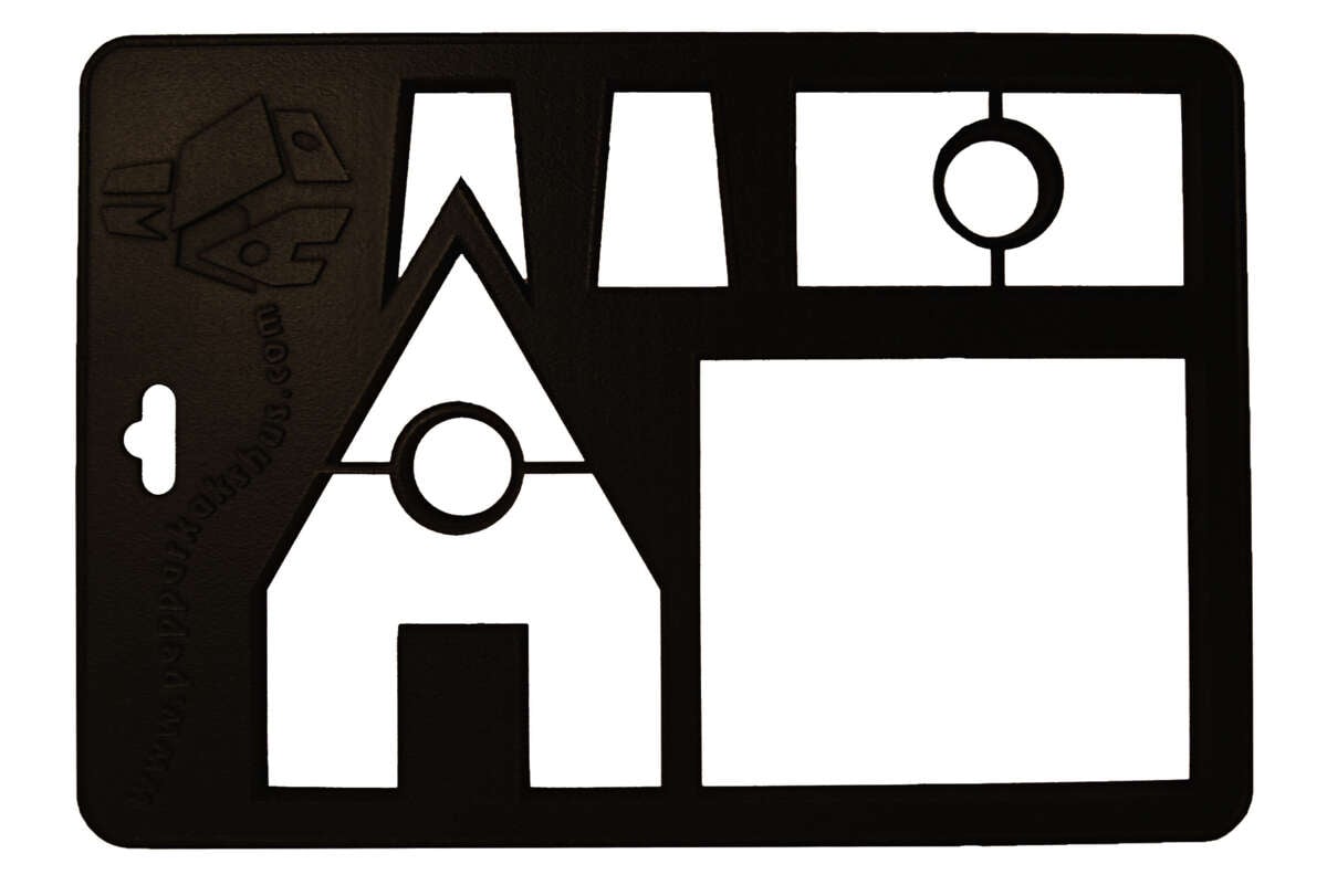 Pepperkakeform 3D pepperkakehus