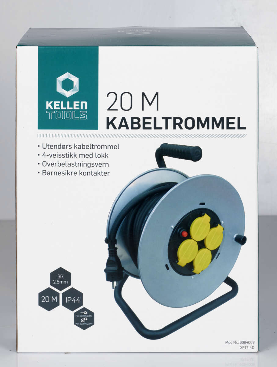 Kellen kabeltrommel 20m
