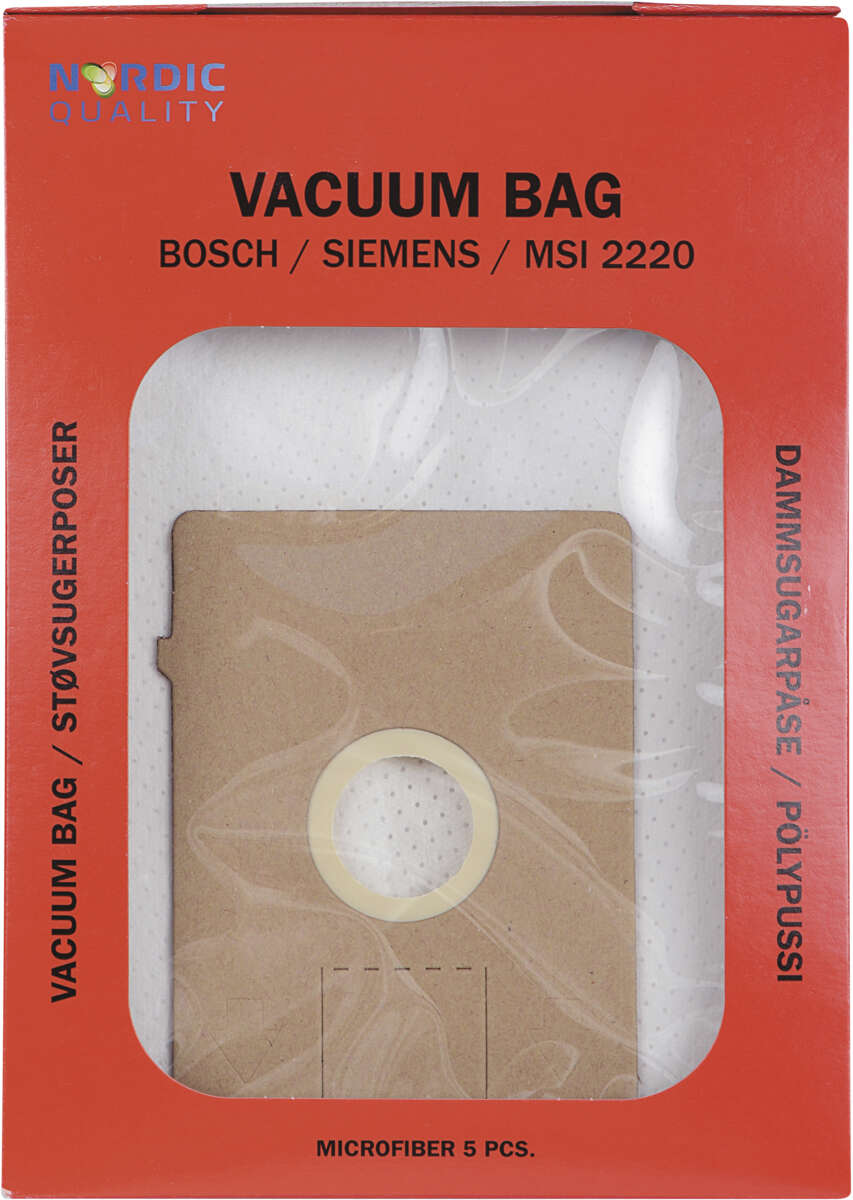 MSI 2220 støvsugerposer 5pk