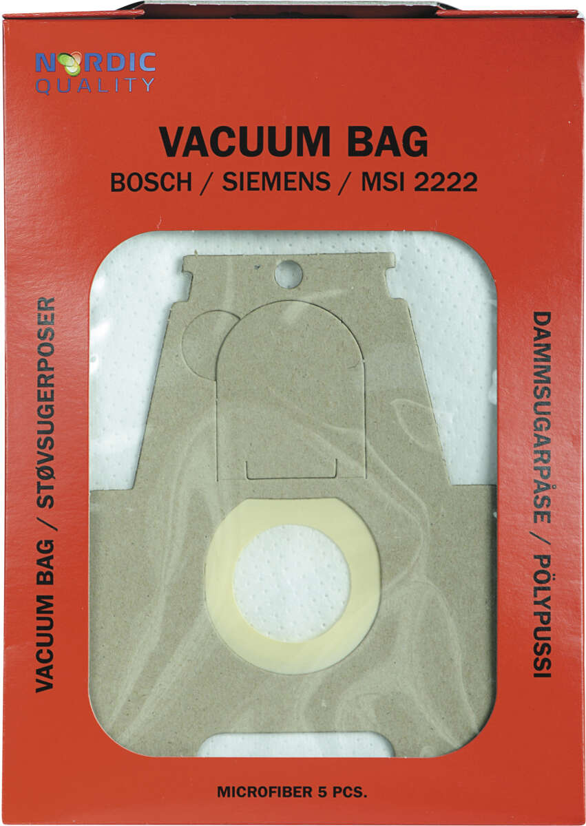 MSI 2222 støvsugerposer 5pk