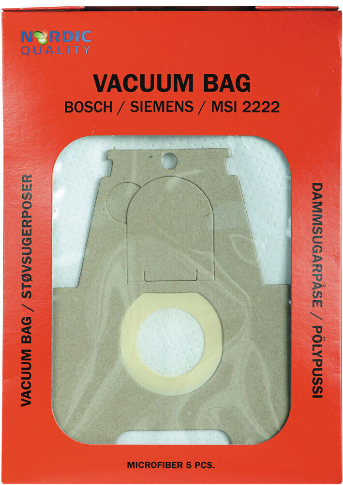 MSI 2222 støvsugerposer 5pk