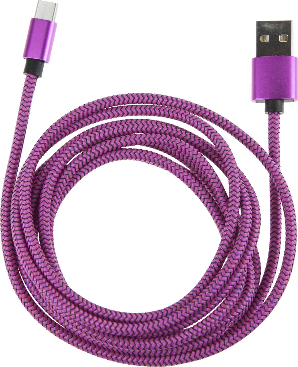 USB metallic ladekabel type C