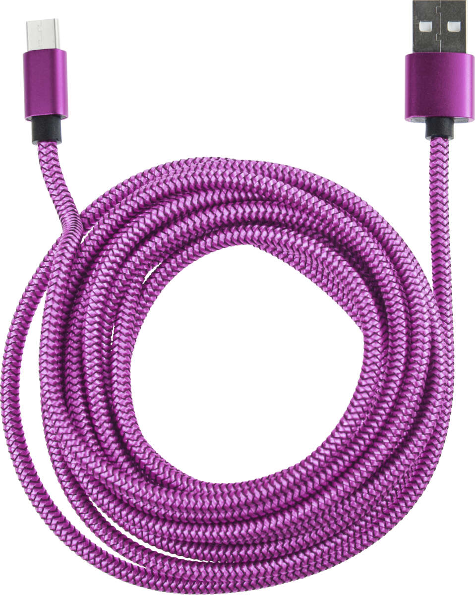 USB metallic ladekabel type C
