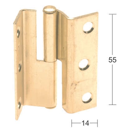 Overfallshengsel 5006 Venstre