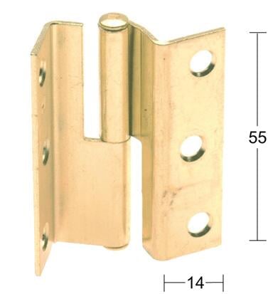 Overfallshengsel 5006 Venstre