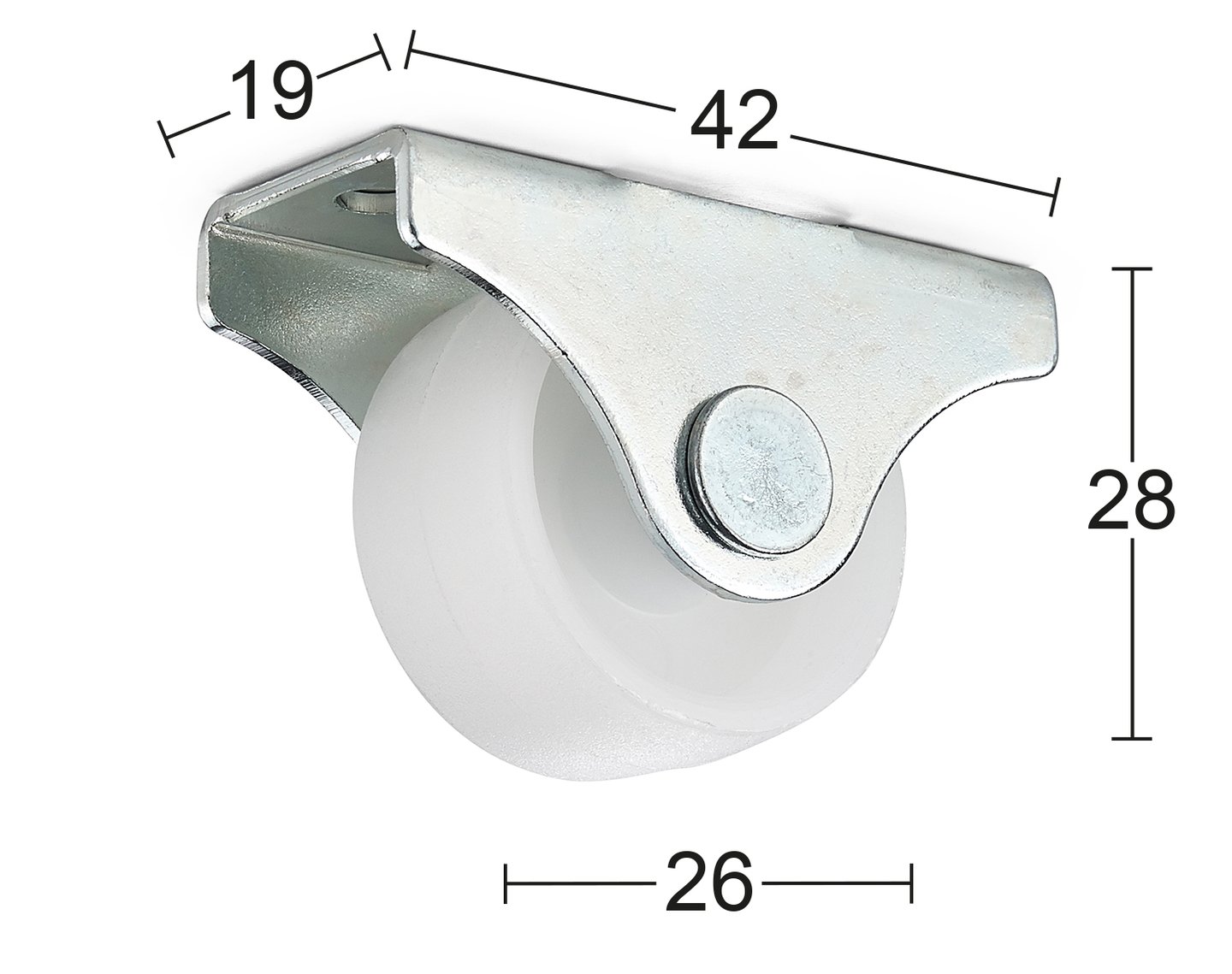 Habo 2027 møbelhjul