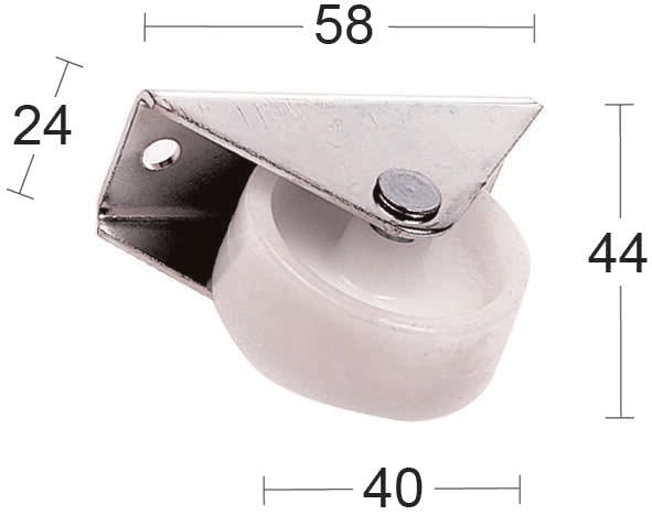 Habo 41 møbelhjul