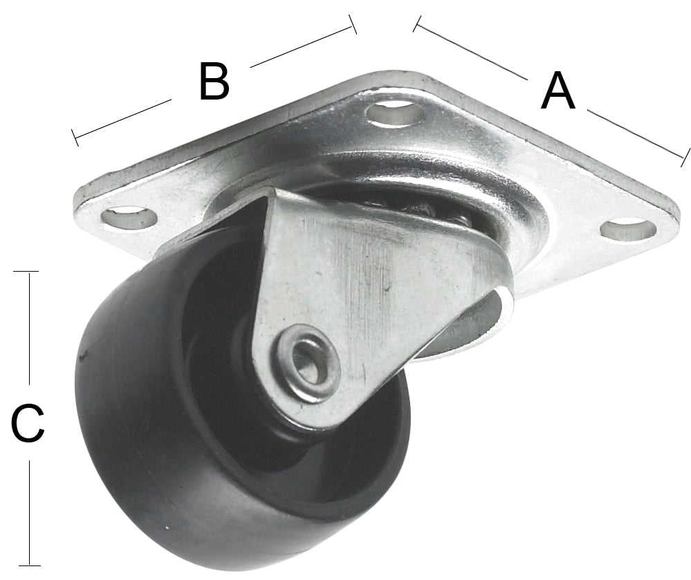 Habo 5345 møbelhjul