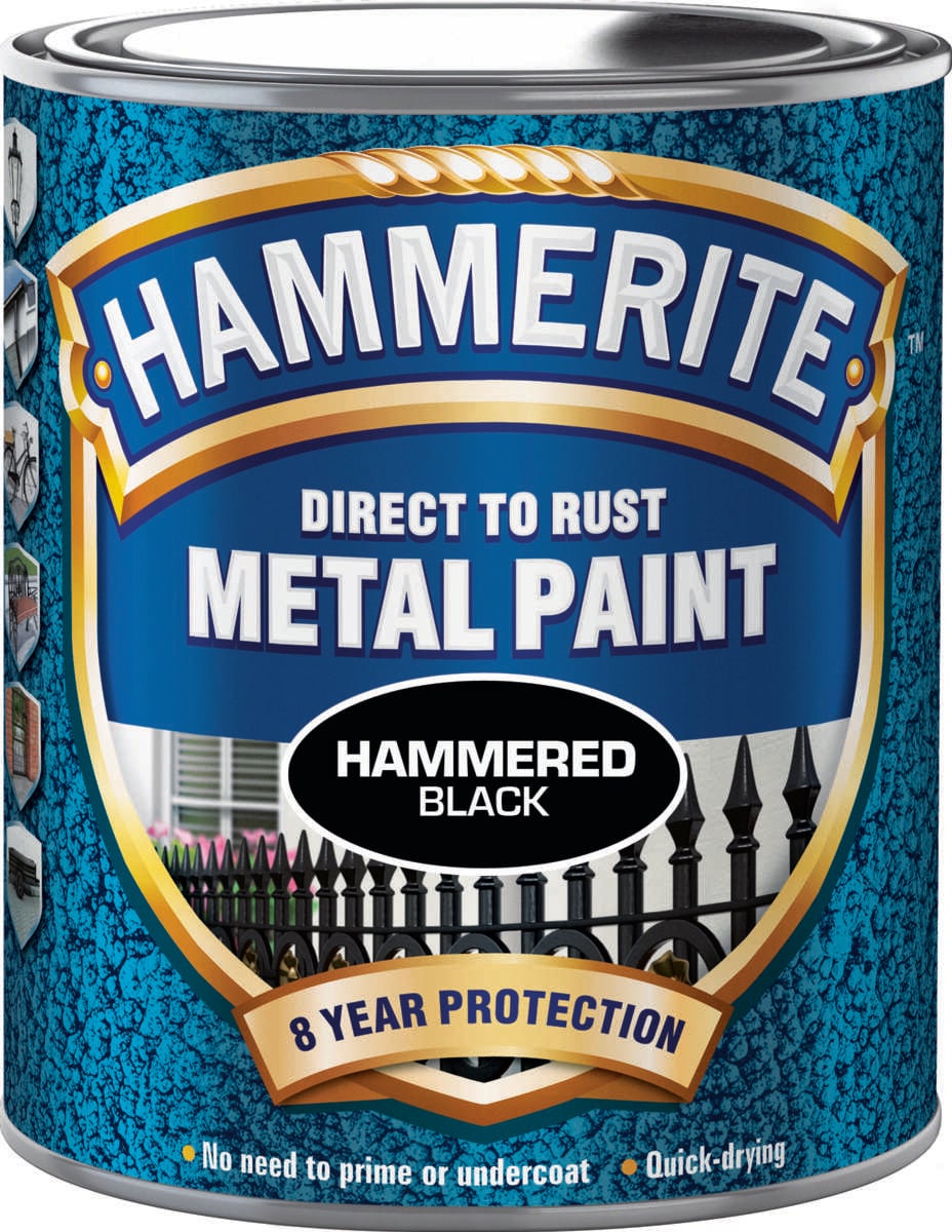 Hammerite effect finish