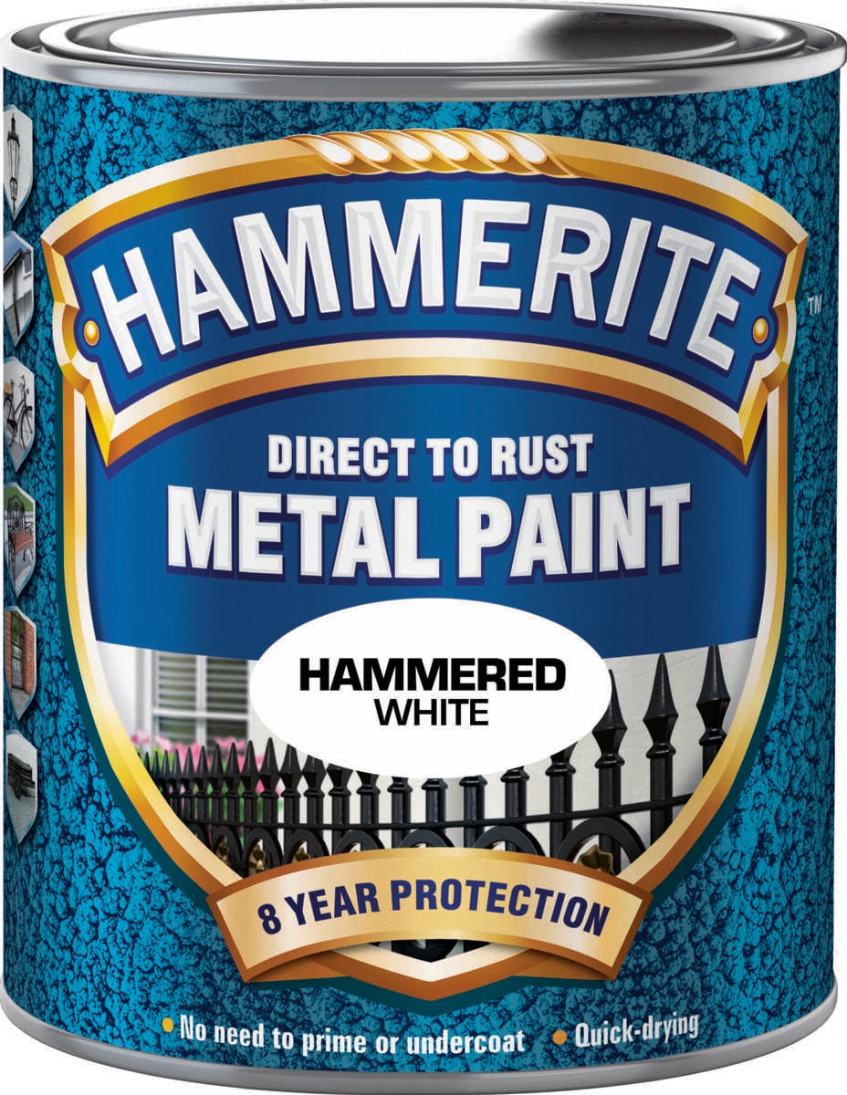 Hammerite effect finish