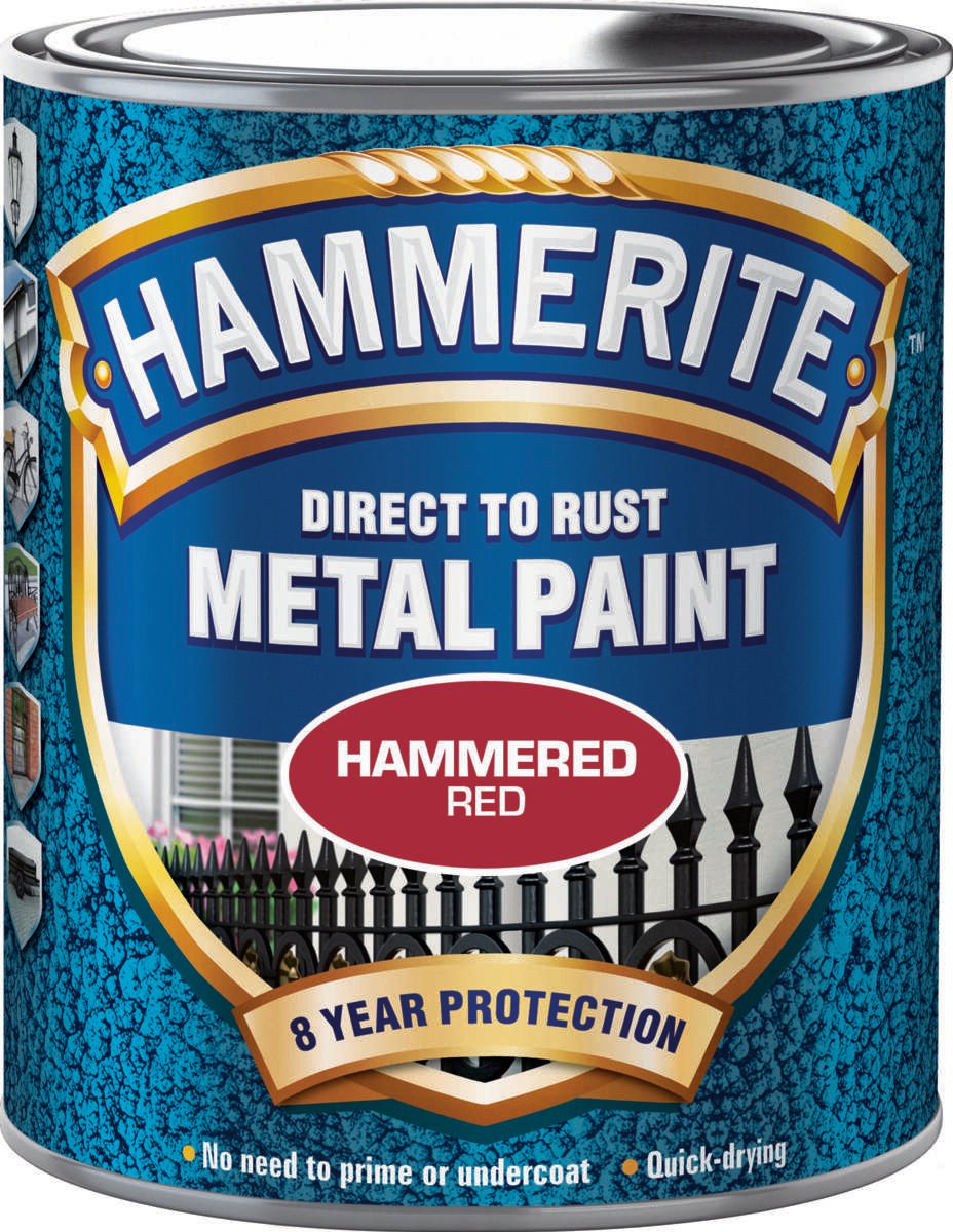 Hammerite effect finish