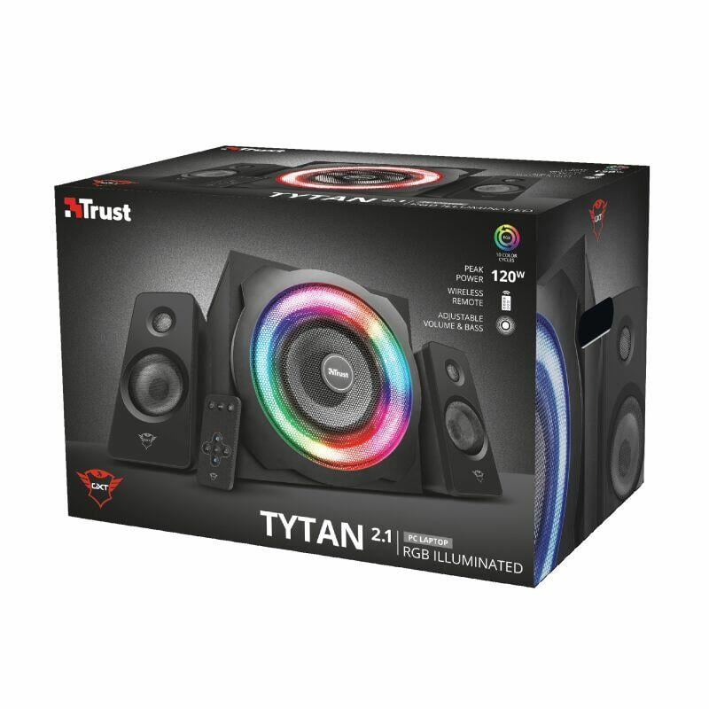 Trust GXT 629 Tytan RGB Illuminated 2.1 høyttalere