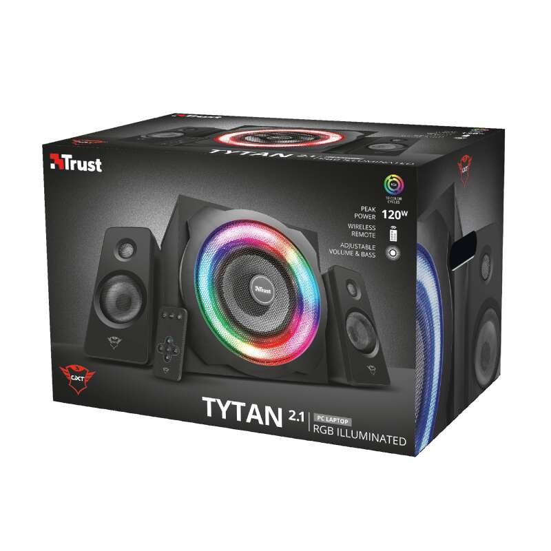 Trust GXT 629 Tytan RGB Illuminated 2.1 høyttalere