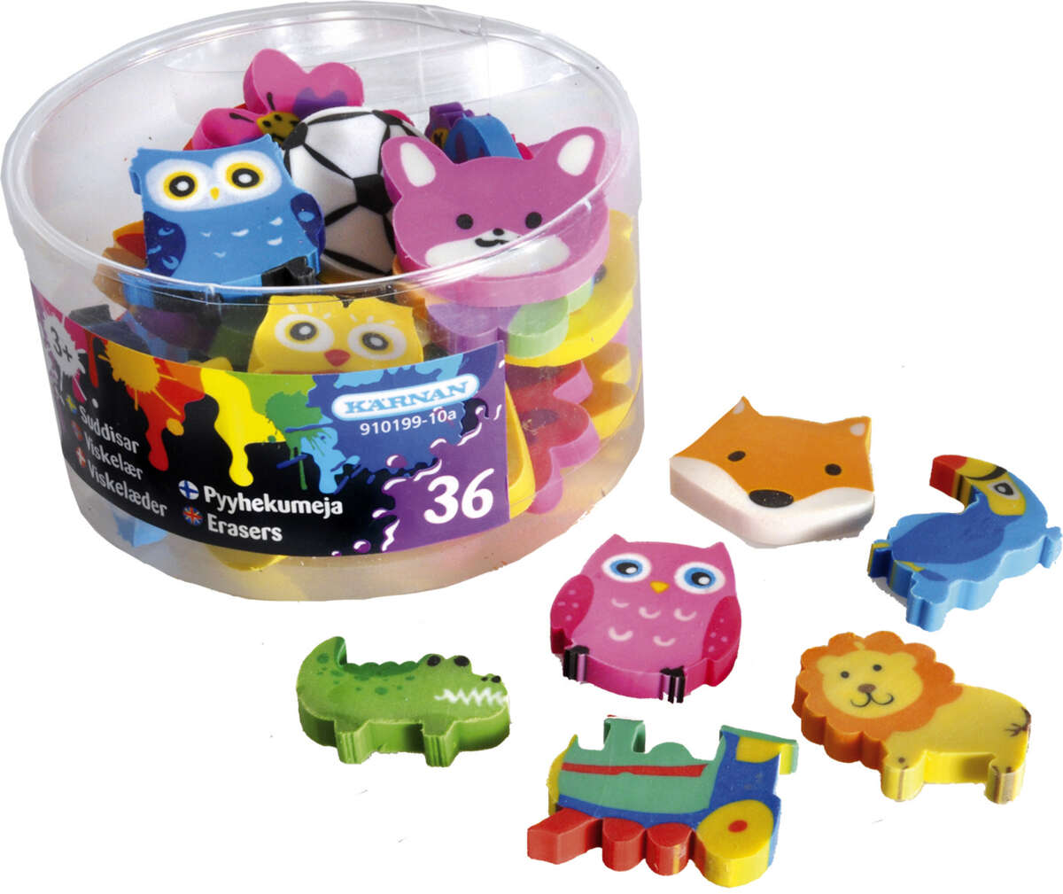 Egmont Viskelær i boks 36 stk