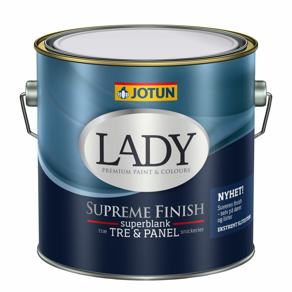 Jotun Lady Supreme Finish 80/helblank interiørmaling