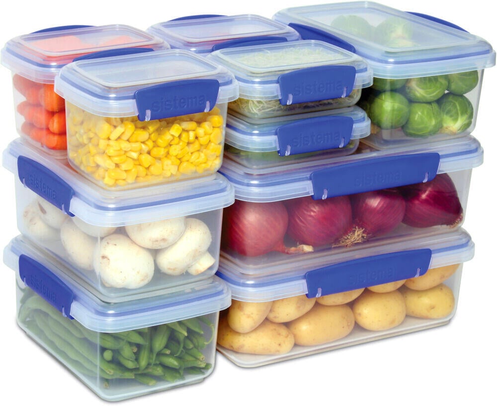 Sistema® Klip It matoppbevaringsbokser