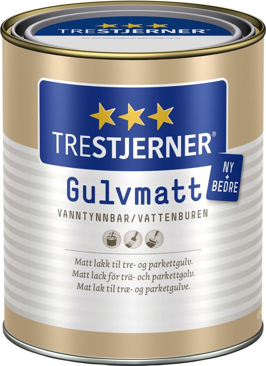 Trestjerner gulvmatt