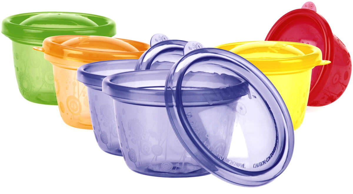 Nûby™ Snack kopp med lokk 6 pk