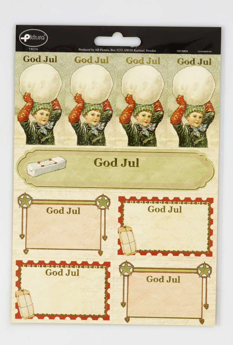 Merkelapper jul