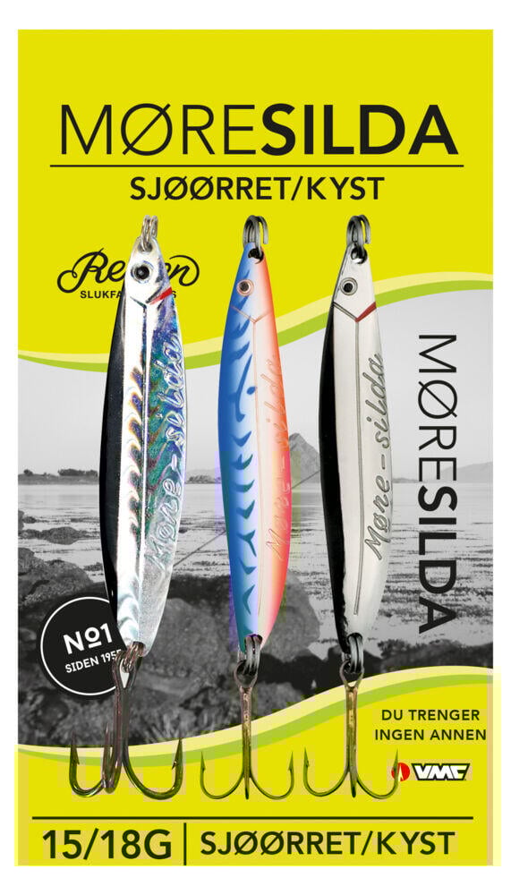 Remen Møresilda Sjøørret/Kyst sluksett 3 pk.