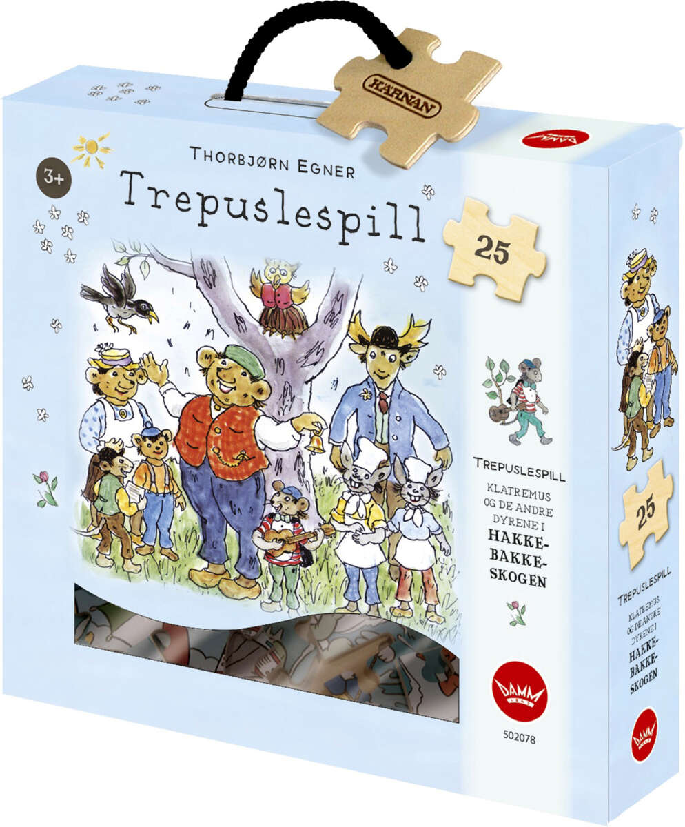 Trepuslespill Hakkebakkeskogen