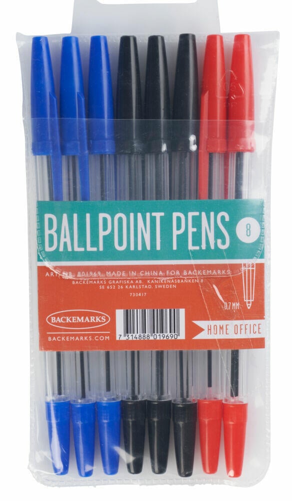 Kulepenn, 8pk