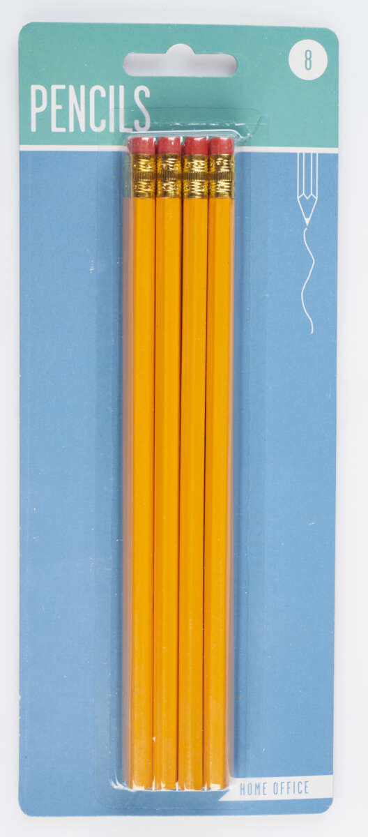 Blyant med viskelær