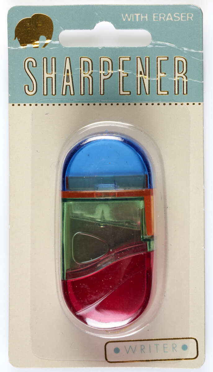 Blyantspisser med viskelær