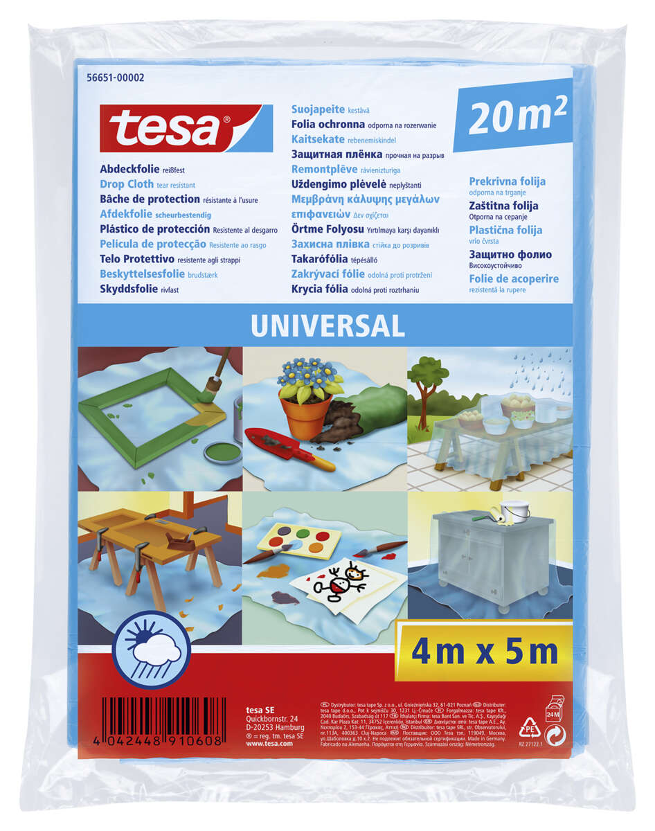 Tesa Universal dekkfolie 20 m²