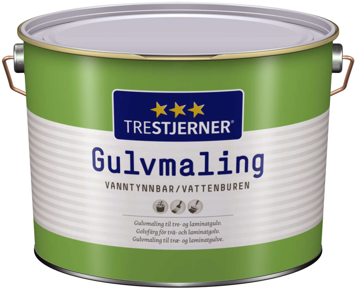 TreStjerner 40/halvblank gulvmaling