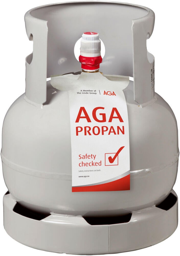 AGA Propan Husholdning tom stålflaske