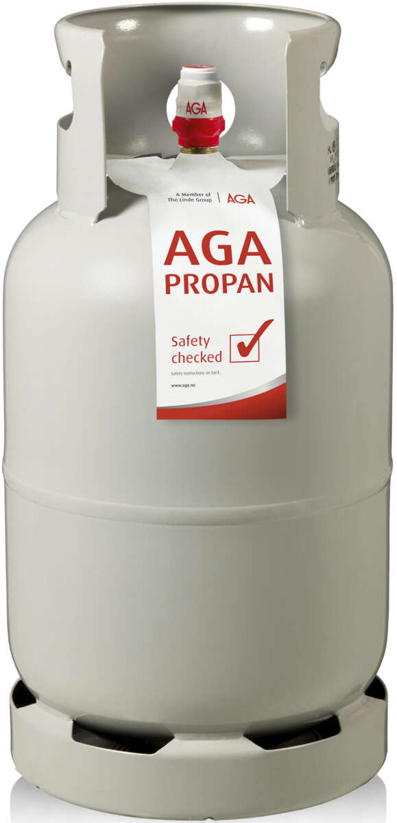 AGA Propan Husholdning gassfylling for stålbeholder
