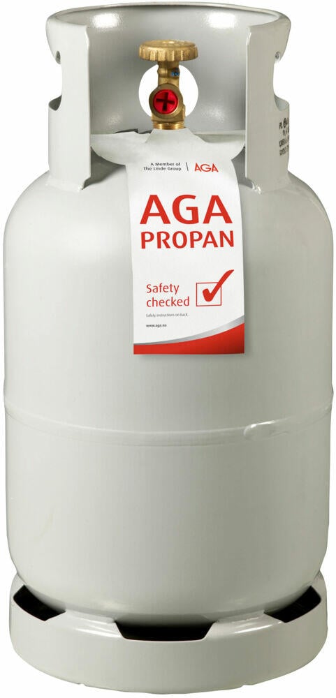 Aga stålflaske ind fylling